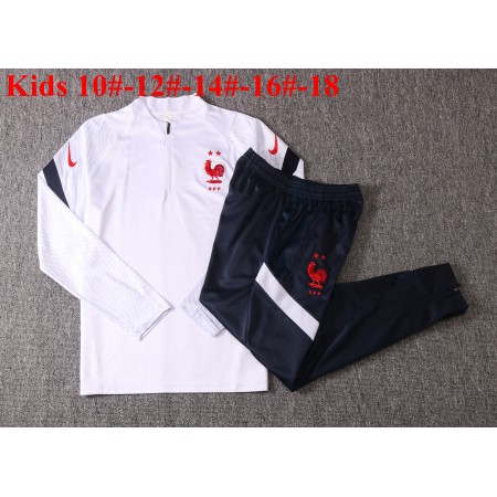 Frankrijk 2020-21 Kind Trainings Sweatshirt Pak M002